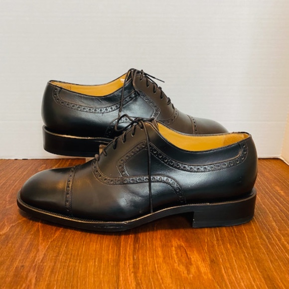 Bally Benedict Leather Men\'s Square Cap Toe Shoes. main image 11